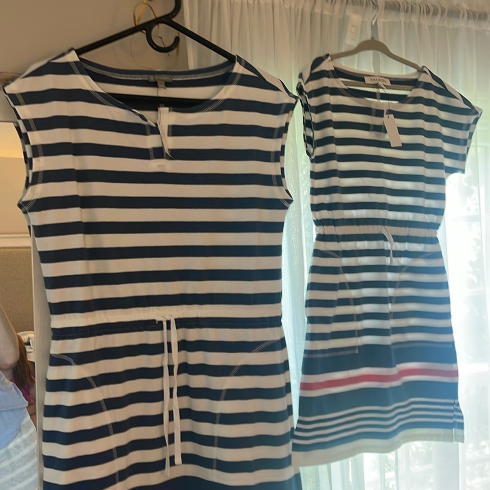 Matching Talbots dresses, NWT. Adult size small and child size small 6/7